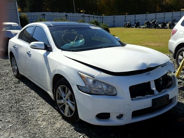 1N4AA5AP6AC817859 - 2010 NISSAN MAXIMA S WHITE photo 1