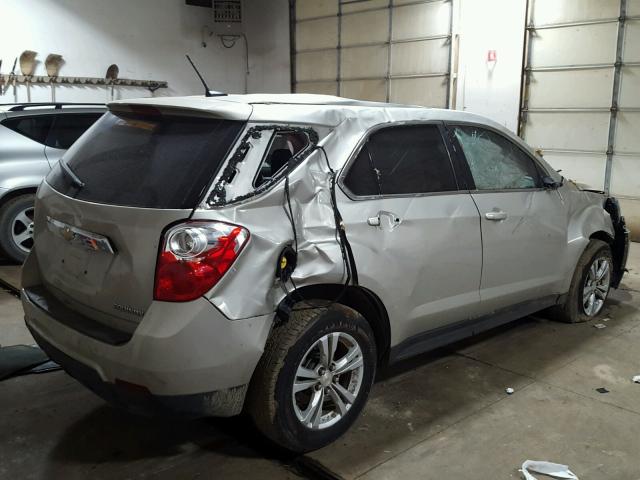 2GNALAEK6E6325656 - 2014 CHEVROLET EQUINOX LS TAN photo 4