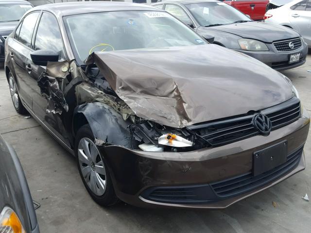3VW2K7AJ0CM352139 - 2012 VOLKSWAGEN JETTA BASE BROWN photo 1