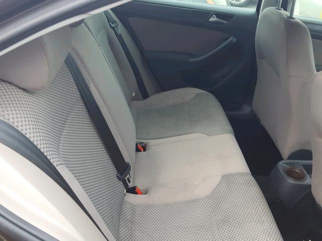 3VW2K7AJ0CM352139 - 2012 VOLKSWAGEN JETTA BASE BROWN photo 6