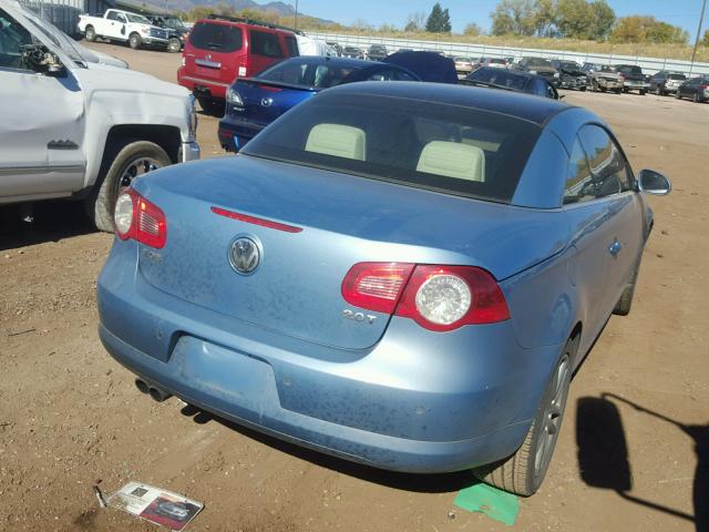 WVWFA71F38V008000 - 2008 VOLKSWAGEN EOS LUX 蓝色 照片 4