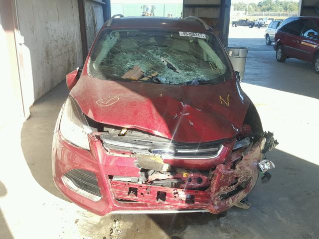 1FMCU0JX4FUA98668 - 2015 FORD ESCAPE TIT MAROON photo 9