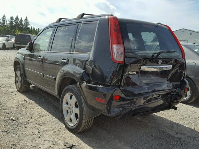 JN8BT08V76W212839 - 2006 NISSAN X-TRAIL XE BLACK photo 3