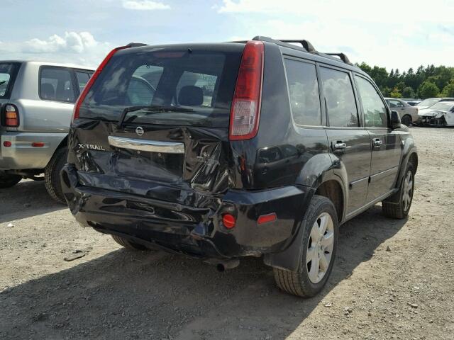 JN8BT08V76W212839 - 2006 NISSAN X-TRAIL XE BLACK photo 4