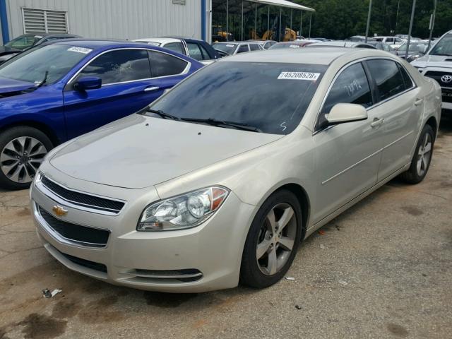 1G1ZC5E15BF165404 - 2011 CHEVROLET MALIBU 1LT BEIGE photo 2