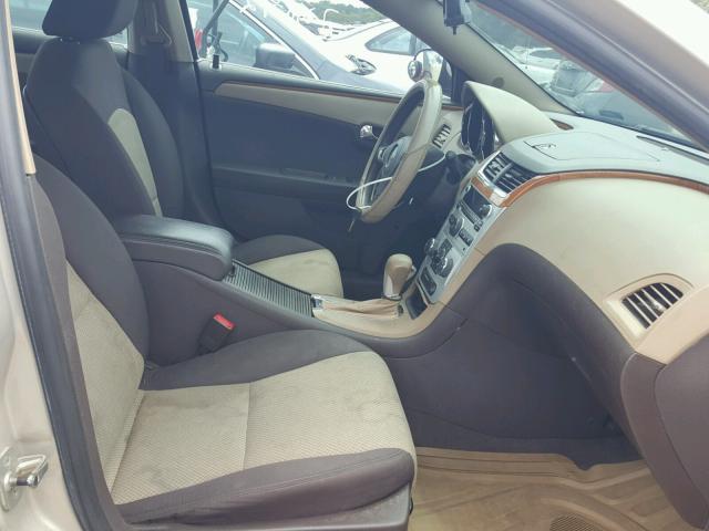 1G1ZC5E15BF165404 - 2011 CHEVROLET MALIBU 1LT BEIGE photo 5