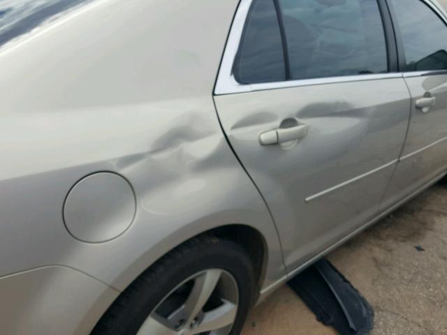 1G1ZC5E15BF165404 - 2011 CHEVROLET MALIBU 1LT BEIGE photo 9