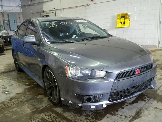 JA32U8FW9BU040000 - 2011 MITSUBISHI LANCER GRAY photo 1