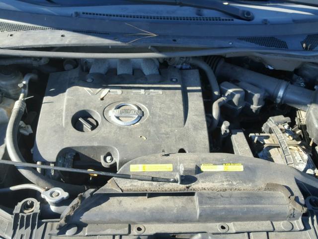 5N1BV28U87N116732 - 2007 NISSAN QUEST S GRAY photo 7