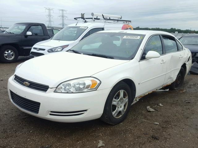 2G1WS551969369465 - 2006 CHEVROLET IMPALA POL WHITE photo 2