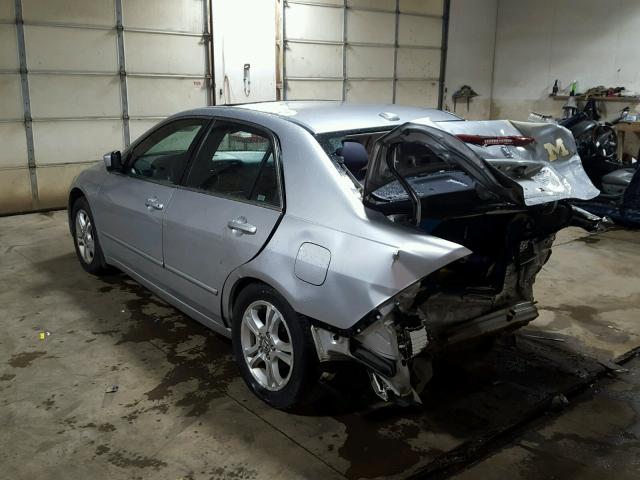 1HGCM56816A092865 - 2006 HONDA ACCORD EX SILVER photo 3