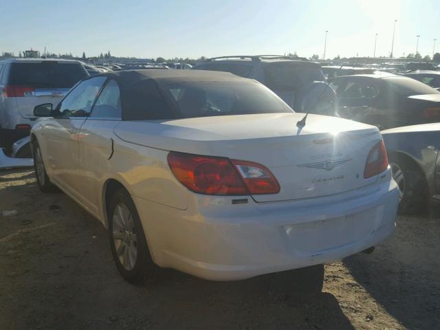 1C3BC5ED1AN166500 - 2010 CHRYSLER SEBRING TO WHITE photo 3