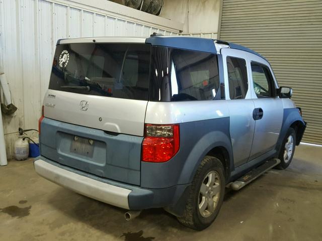 5J6YH18605L001191 - 2005 HONDA ELEMENT EX SILVER photo 4