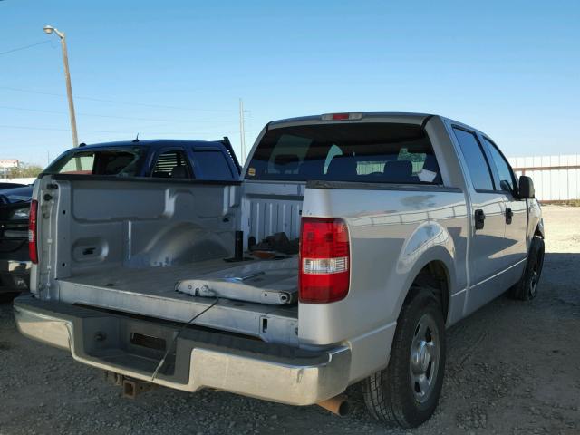 1FTPW12564KD71489 - 2004 FORD F150 SUPER SILVER photo 4