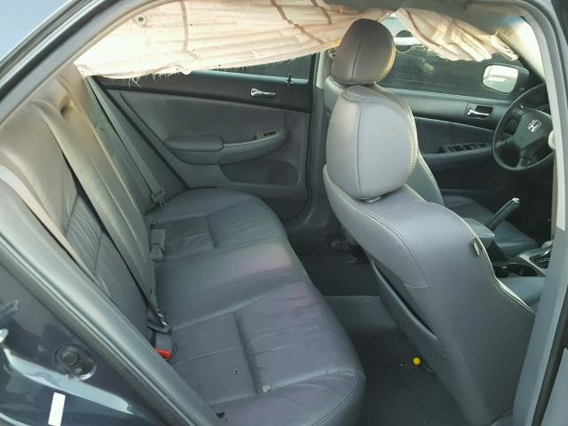 1HGCM56857A130261 - 2007 HONDA ACCORD EX GRAY photo 6