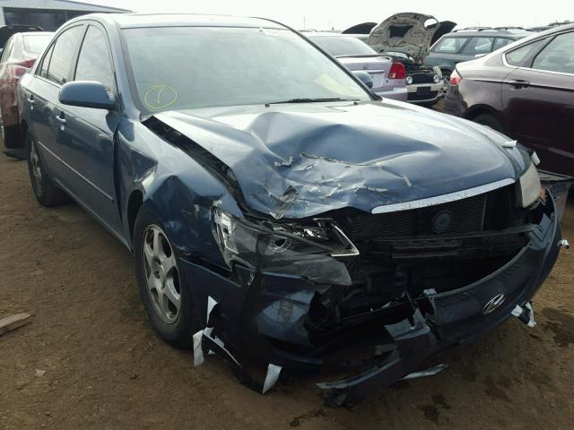 5NPEU46F96H078561 - 2006 HYUNDAI SONATA GLS BLUE photo 1