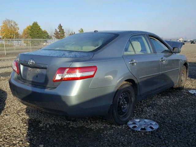 4T1BF3EK4BU599642 - 2011 TOYOTA CAMRY TURQUOISE photo 4