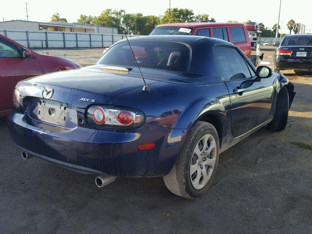 JM1NC26F470124870 - 2007 MAZDA MX-5 MIATA BLUE photo 4