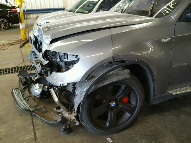 5UXFG83568LZ92181 - 2008 BMW X6 XDRIVE5 GRAY photo 9