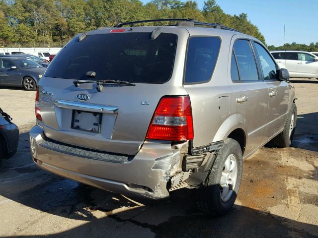 KNDJD736X75727144 - 2007 KIA SORENTO GOLD photo 4