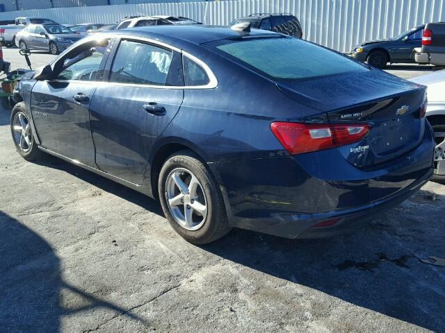 1G1ZB5ST2GF339137 - 2016 CHEVROLET MALIBU LS BLUE photo 3