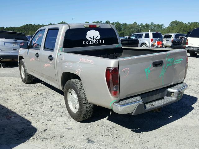 1GCCS136948200332 - 2004 CHEVROLET COLORADO TAN photo 3