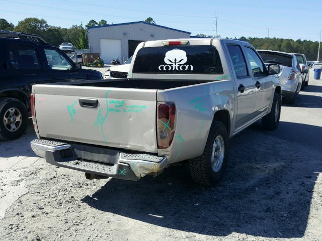 1GCCS136948200332 - 2004 CHEVROLET COLORADO TAN photo 4