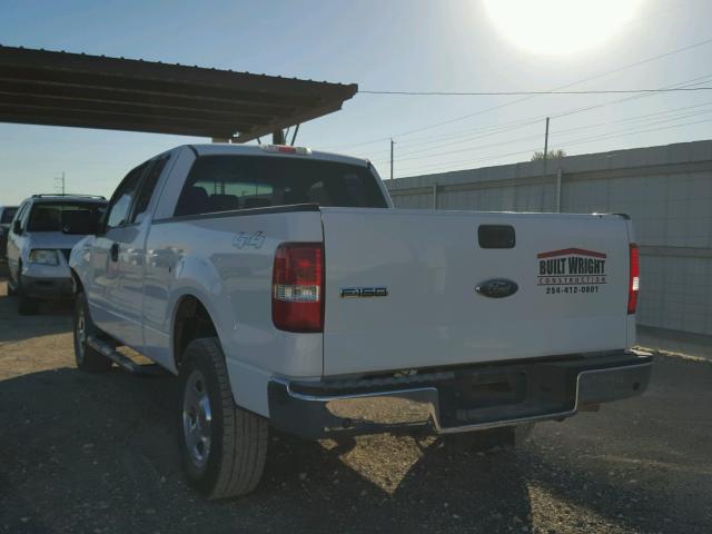 1FTPX14578FB81354 - 2008 FORD F150 WHITE photo 3