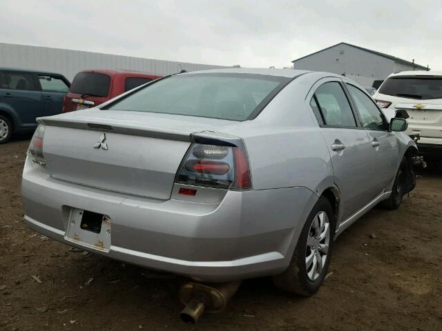 4A3AB36FX6E068665 - 2006 MITSUBISHI GALANT ES SILVER photo 4