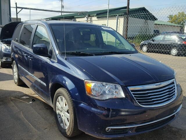 2C4RC1BG9ER446319 - 2014 CHRYSLER TOWN & COU BLUE photo 1