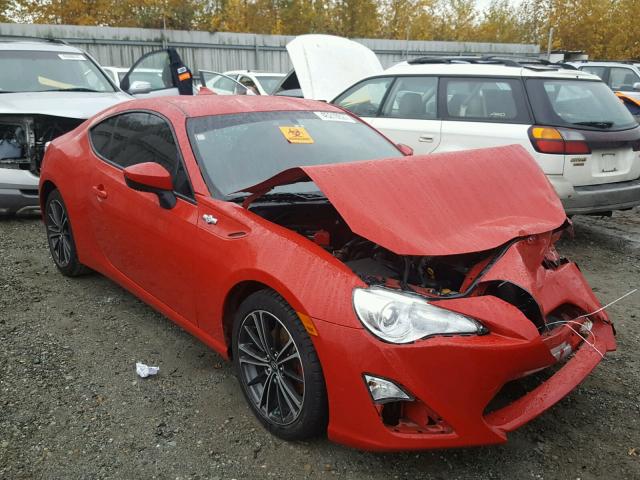 JF1ZNAA10D1703268 - 2013 TOYOTA SCION FR-S წითელი ფოტო 1