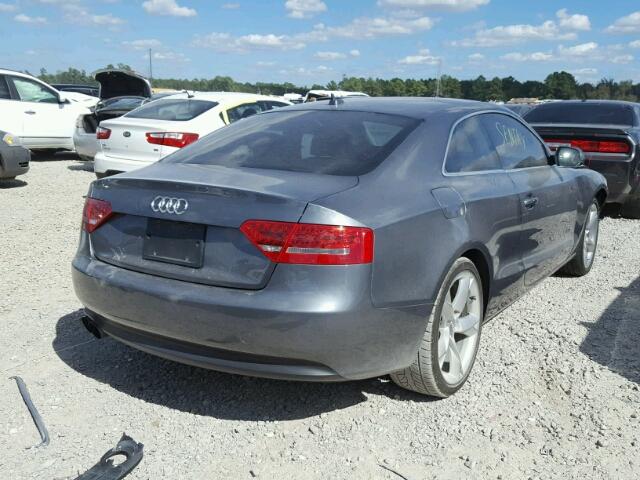 WAULFAFR5CA045826 - 2012 AUDI A5 PREMIUM GRAY photo 4