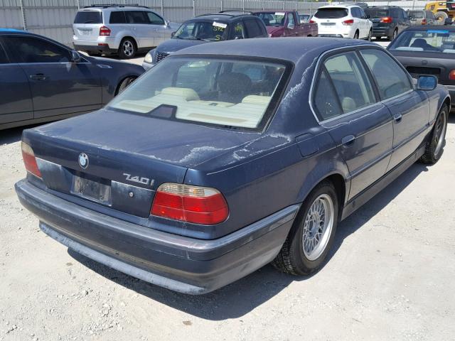 WBAGF6323SDH02807 - 1995 BMW 740 I AUTO BLUE photo 4