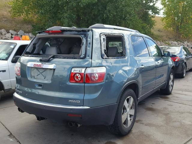 1GKLVMED5AJ138277 - 2010 GMC ACADIA SLT 蓝色 照片 4