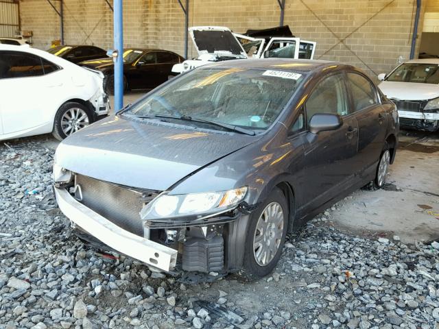 19XFA1F33AE056490 - 2010 HONDA CIVIC VP GRAY photo 2