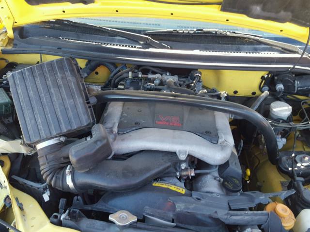 2CNBJ734326939856 - 2002 CHEVROLET TRACKER YELLOW photo 7