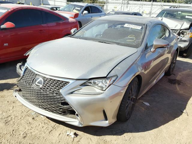 JTHHE5BC6F5002726 - 2015 LEXUS RC 350 GRAY photo 2