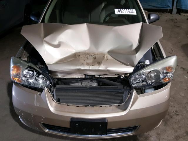 1G1ZS58N98F115339 - 2008 CHEVROLET MALIBU LS ოქროსფერი ფოტო 7