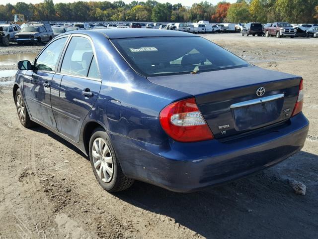 4T1BE32K52U500270 - 2002 TOYOTA CAMRY LE 蓝色 照片 3