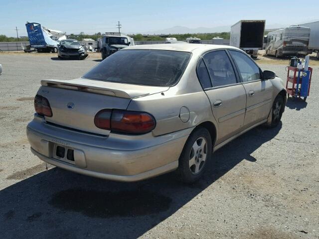 1G1NE52J92M620506 - 2002 CHEVROLET MALIBU LS 金色 照片 4