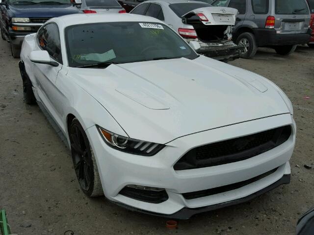 1FA6P8AM7F5399674 - 2015 FORD MUSTANG WHITE photo 1