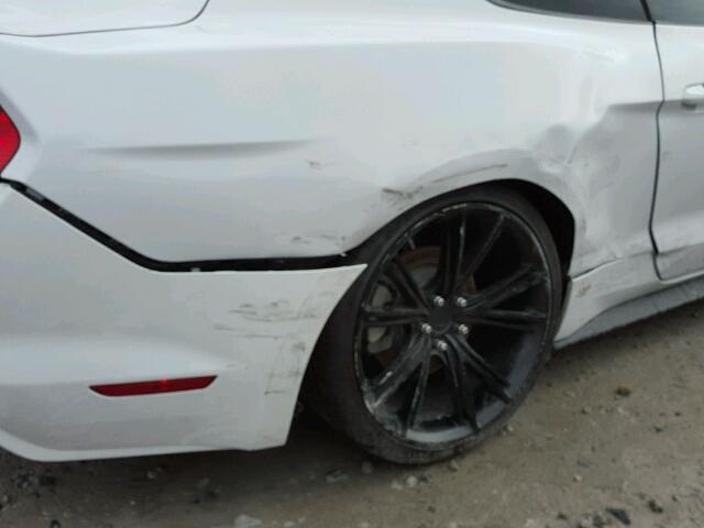 1FA6P8AM7F5399674 - 2015 FORD MUSTANG WHITE photo 10