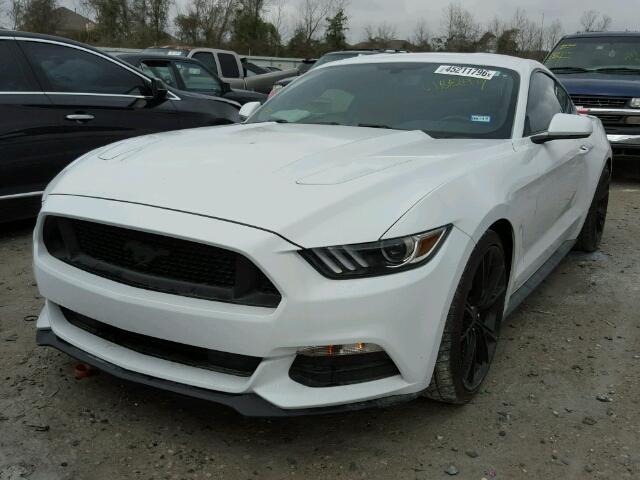 1FA6P8AM7F5399674 - 2015 FORD MUSTANG WHITE photo 2