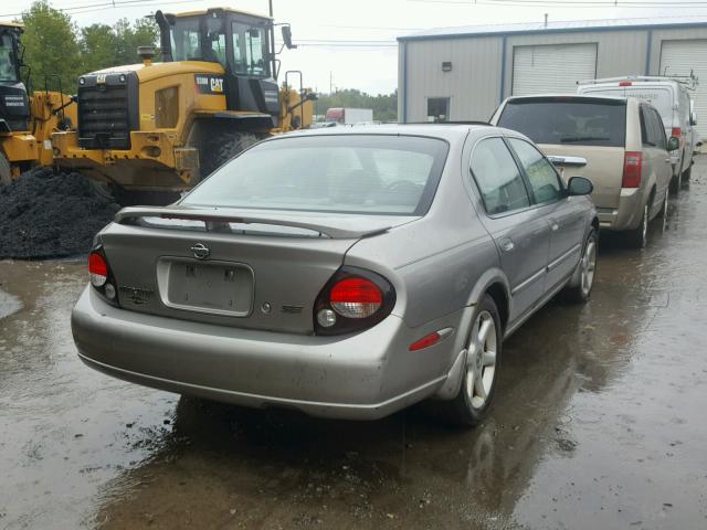 JN1CA31AX1T314101 - 2001 NISSAN MAXIMA GXE GRAY photo 4