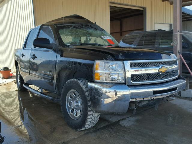 3GCPCREA5CG135177 - 2012 CHEVROLET SILVERADO BLACK photo 1