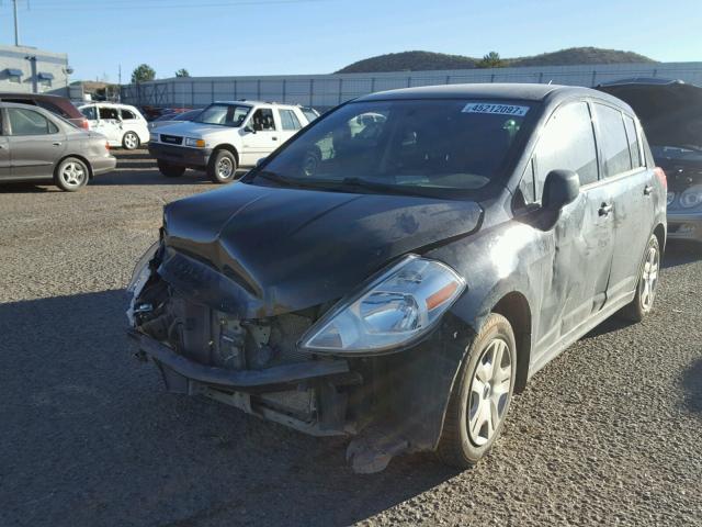 3N1BC1CP3CK229724 - 2012 NISSAN VERSA S BLACK photo 2