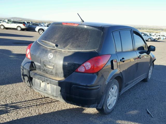 3N1BC1CP3CK229724 - 2012 NISSAN VERSA S BLACK photo 4