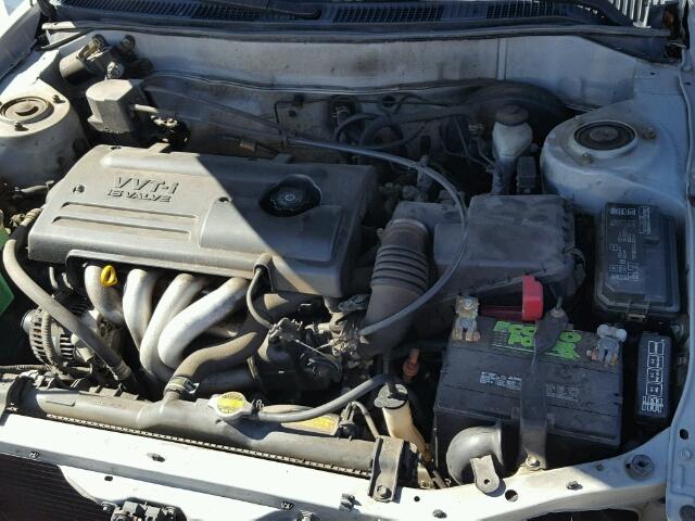 2T1BR12E01C449800 - 2001 TOYOTA COROLLA CE SILVER photo 7