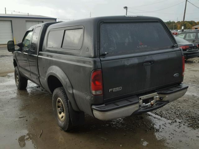 1FTNX21L53ED70650 - 2003 FORD F250 BLACK photo 3