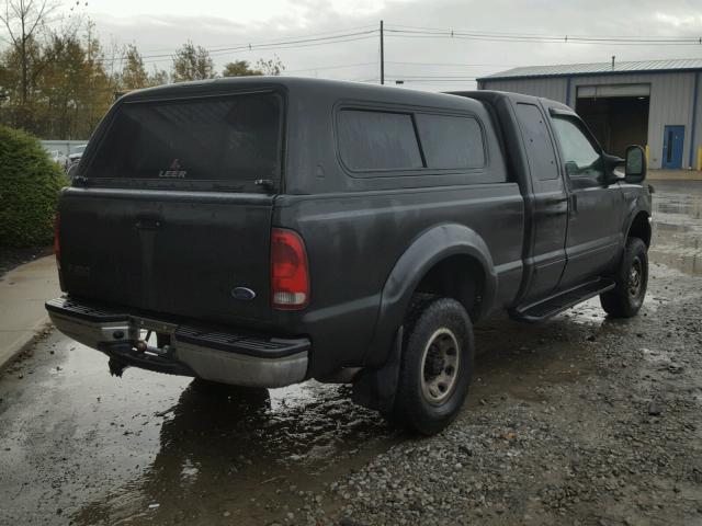 1FTNX21L53ED70650 - 2003 FORD F250 BLACK photo 4